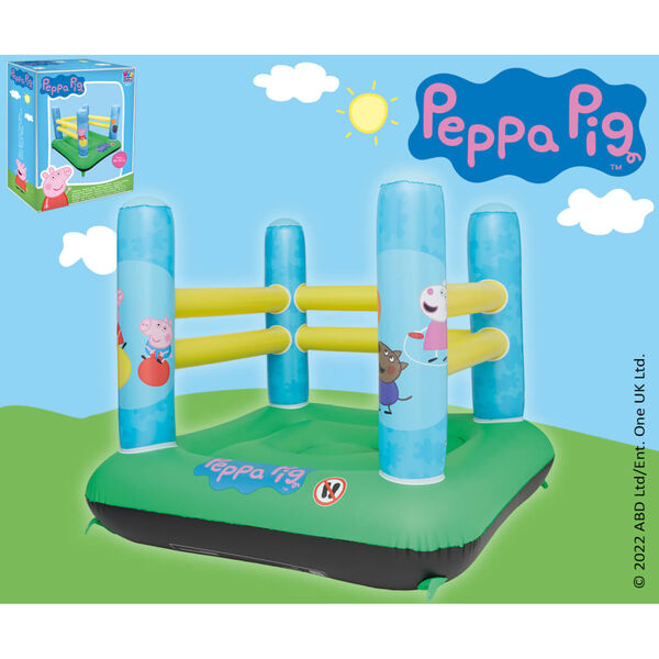 Happy People Springkussen met ballen Peppa Pig 150x150x150 cm