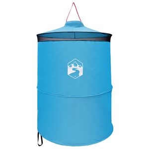 vidaXL Pop-up Toilet Tent met Hangende Touw Blauw 97 x 126 cm