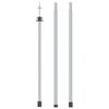 vidaXL Luifelstok telescopisch 102-260 cm aluminium
