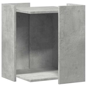 vidaXL Kattenbakkast 42x42x51 cm bewerkt hout betongrijs