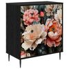 vidaXL Ladekast BORNE Licht pioenroosprint 66 x 36,5 x 76 cm