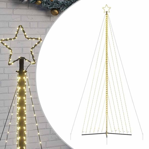 vidaXL LED-kerstboom 789 LEDs warm wit 476 cm