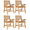 vidaXL Tuinstoelen 4 st 58x58x87 cm massief acaciahout
