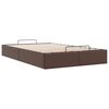 vidaXL Bedframe zonder matras 120x200 cm kunstleer bruin