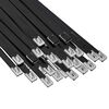 vidaXL Kabelbinders 250 st 7,9 x 500 mm Zwart