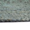 vidaXL Placemats 4 st rond 38 cm jute olijfgroen