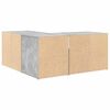 vidaXL Hoekkast 160x40x45 cm bewerkt hout betongrijs