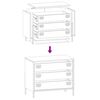 vidaXL Dressoir 68x39x58,5 cm koudgewalst staal mosterdgeel