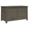 vidaXL Kussenbox 100x50x56 cm massief vurenhout antracietkleurig