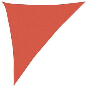 vidaXL Zonnezeil 160 g/m&sup2; 3x4x5 m HDPE terracottakleurig