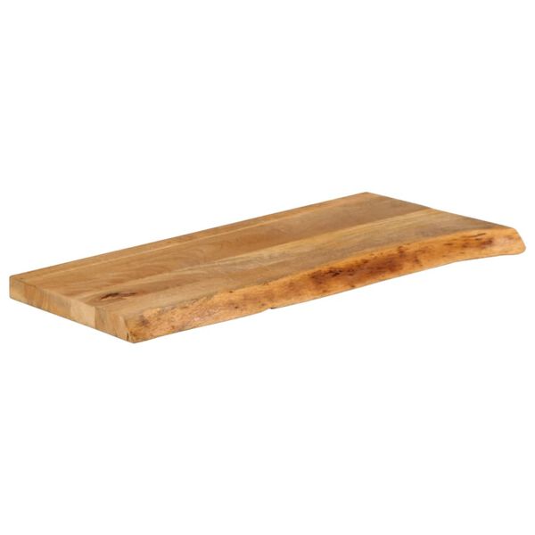 vidaXL Tafelblad met natuurlijke rand 70x30x2,5 cm massief mangohout