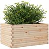 vidaXL Plantenbak 90x60x46 cm massief grenenhout