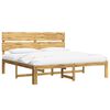 vidaXL Tweepersoonsbed met hoofdeinde ROSTOCK Wit 200 x 200 cm