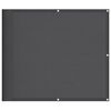 vidaXL Balkonscherm 90x700 cm 100% oxford polyester antracietkleurig