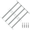 vidaXL Raammazen 500-650 mm Gegalvaniseerd staal Zilverkleurig
