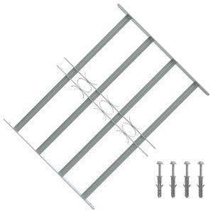 vidaXL Raammazen 500-650 mm Gegalvaniseerd staal Zilverkleurig