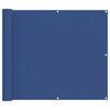 vidaXL Balkon Scherm 100 x 800 cm Oxford Stof Rechthoekig Blauw