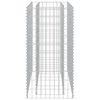 vidaXL Gabion plantenbak verhoogd 90x50x100 cm gegalvaniseerd staal