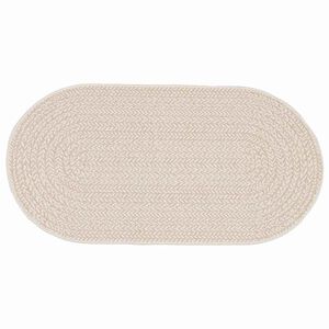 vidaXL Vloerkleed ZIZUR Cr&egrave;me 150 x 80 cm Polypropyleen