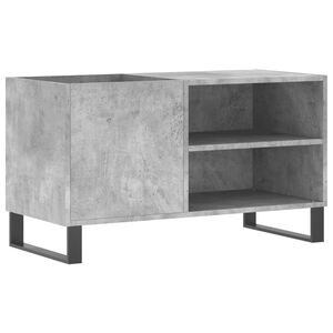 vidaXL Platenkast 85x38x48 cm bewerkt hout betongrijs