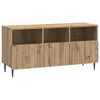 vidaXL TV-kast 102 x 34,5 x 50 cm Artisanaal eiken Bewerkt hout