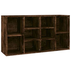 vidaXL Schoenenbank 103x30x55 cm bewerkt hout gerookt eikenkleurig