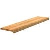 vidaXL Traptreden 12 st 110x25x2 cm massief eikenhout lichtbruin
