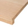 vidaXL Traptreden 12 st 90x30x2 cm onbehandeld massief eikenhout