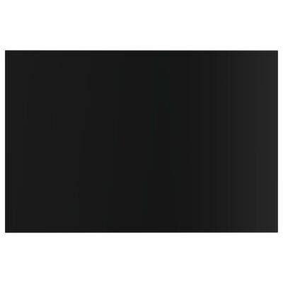 vidaXL Wandschappen 8 st 60x40x1,5 cm spaanplaat hoogglans zwart