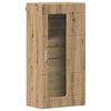 vidaXL Houten Kast Artisan Eiken Bewerkt hout