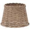 vidaXL Lampenkap &Oslash;25x17 cm wicker bruin