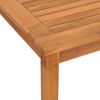 vidaXL Tuintafel 85x85x75 cm massief teakhout