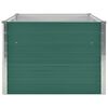 vidaXL Plantenbak verhoogd 160x80x45 cm gegalvaniseerd staal groen