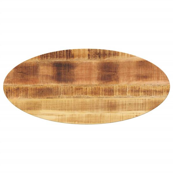 vidaXL Tafelblad ovaal 140x50x3,8 cm massief mangohout