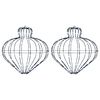 vidaXL Kerst Finial Licht 2 st 384 LED's Koel wit Dia. 40 x 40 cm