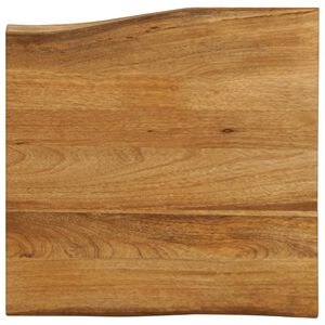 vidaXL Tafelblad met natuurlijke rand 40x40x3,8 cm massief mangohout