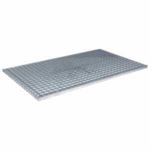 vidaXL Rooster Zilver 30 x 30 x 2 cm Warmgedipt Gegalvaniseerd Staal