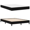 vidaXL Boxspringbed met matras Zwart 160 x 200 cm Stof