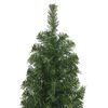 vidaXL Kunstkerstboom Groen 210 cm PVC en Staal en Kunststof