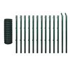 vidaXL Eurohek 25x1,5 m staal groen