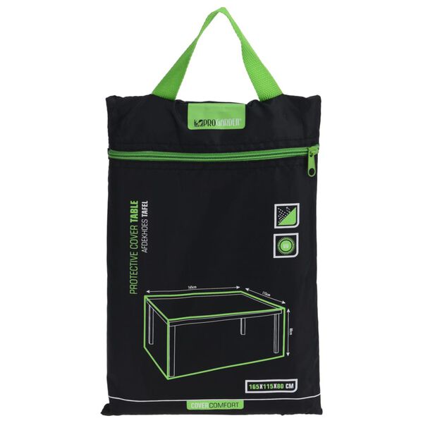 ProGarden Tuintafelhoes 165x115x80 cm zwart