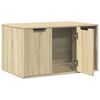 vidaXL Kattenbakkast 80x50x45 cm bewerkt hout sonoma eikenkleurig