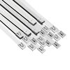 vidaXL Kabelbinders 25 st 7,9 x 500 mm zilver