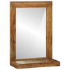vidaXL Badkamer Spiegel Bruin 50 x 22 x 70 cm Massief Acaciahout