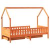 vidaXL Kinderbedframe 90x200 cm massief grenenhout