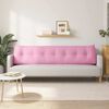 vidaXL Rugkussen Roze 200 x 24 x 50 cm Stof