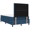 vidaXL Boxspringbed met matras met hoofdeinde Blauw 120 x 190 cm Stof