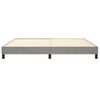 vidaXL Boxspring bed 200x200 cm fluweel lichtgrijs