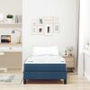 vidaXL Boxspringbed met matras Blauw 80 x 200 cm Stof