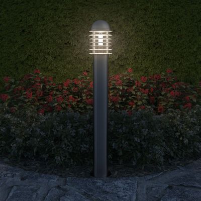 Cilindervormige RVS LED tuinlamp